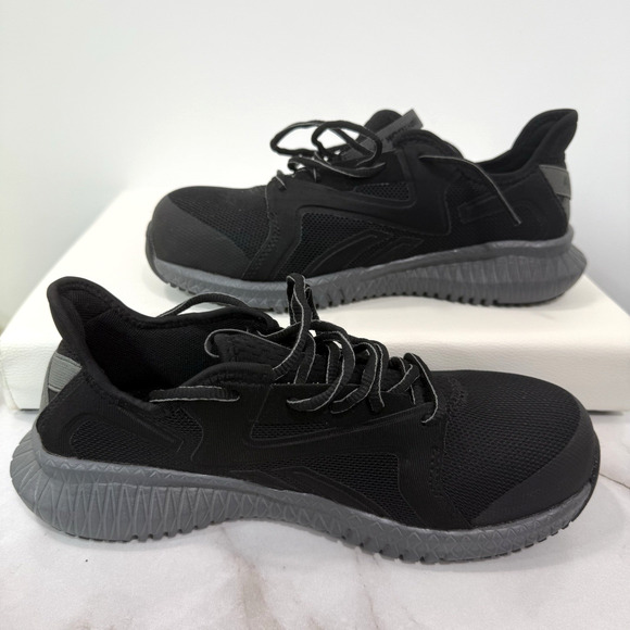 Reebok Flexagon 3.0 Work Comp Safety Toe Sneakers Unisex Size Men’s 5W/Wo’s 7W - Picture 4 of 11